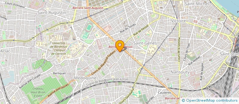 localisation de l'entreprise LOUISA LICE  TALENCE