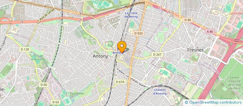 localisation de l'entreprise LOUISA PRIMA à ANTONY