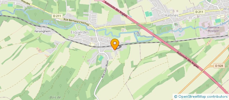 localisation de l'entreprise LOUISAC  ESQUERDES