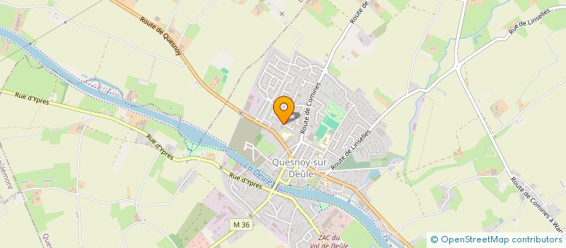 localisation de l'entreprise LOUISAC  QUESNOY-SUR-DEULE