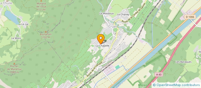 localisation de l'entreprise LOUISANNA  CRUET