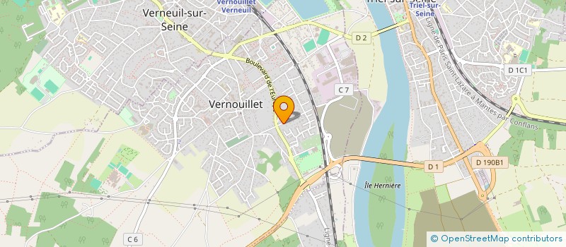 localisation de l'entreprise LOUISANNE à VERNOUILLET