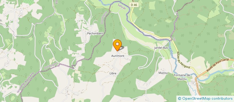 localisation de l'entreprise LOUISE  DEGAGNAC