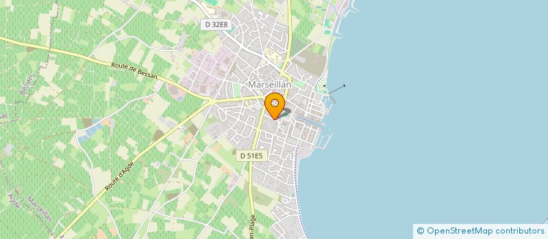 localisation de l'entreprise LOUISE à MARSEILLAN