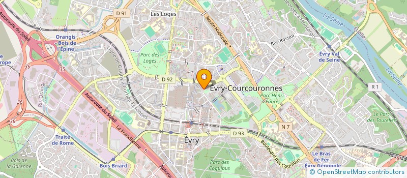 localisation de l'entreprise LOUISE à EVRY-COURCOURONNES