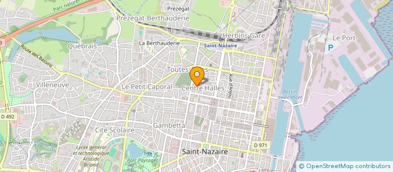 localisation de l'entreprise LOUISE  SAINT-NAZAIRE