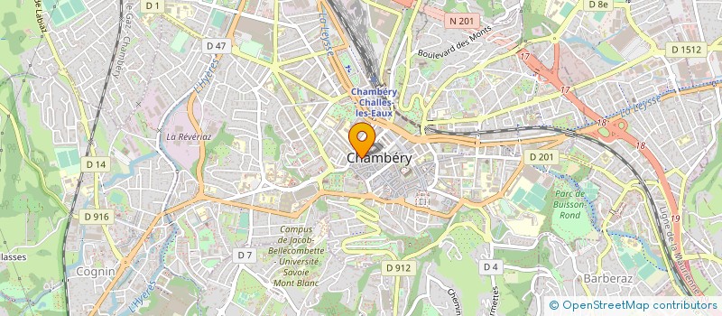 localisation de l'entreprise LOUISE  CHAMBERY