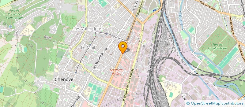 localisation de l'entreprise LOUISE à CHENOVE