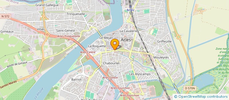 localisation de l'entreprise LOUISE à ARLES