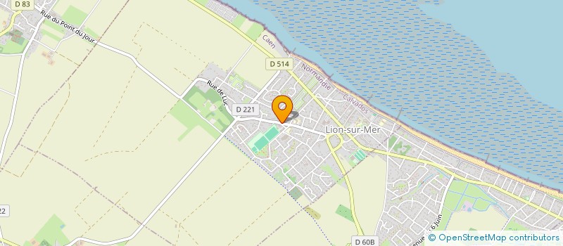 localisation de l'entreprise LOUISE  LION-SUR-MER