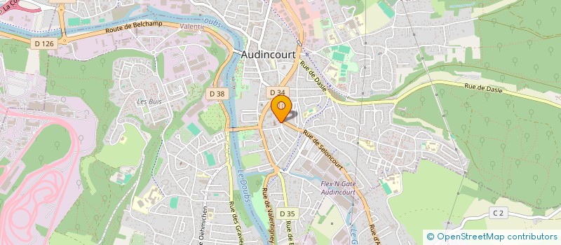 localisation de l'entreprise LOUISE  AUDINCOURT