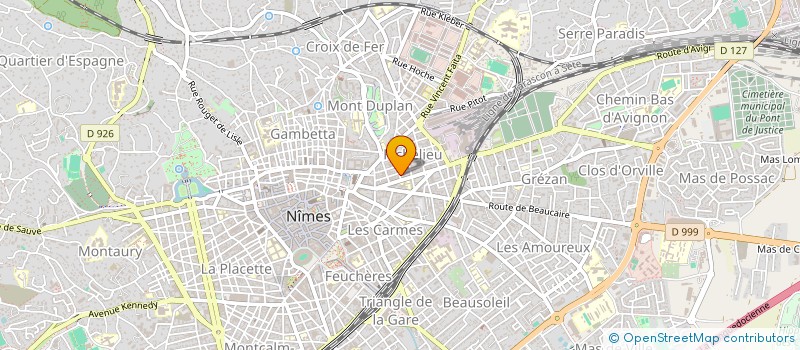 localisation de l'entreprise LOUISE D  NIMES