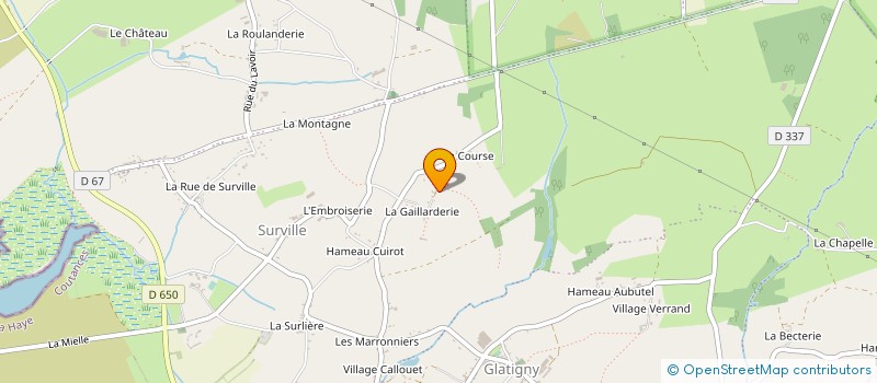 localisation de l'entreprise LOUISE DAVID  LA HAYE