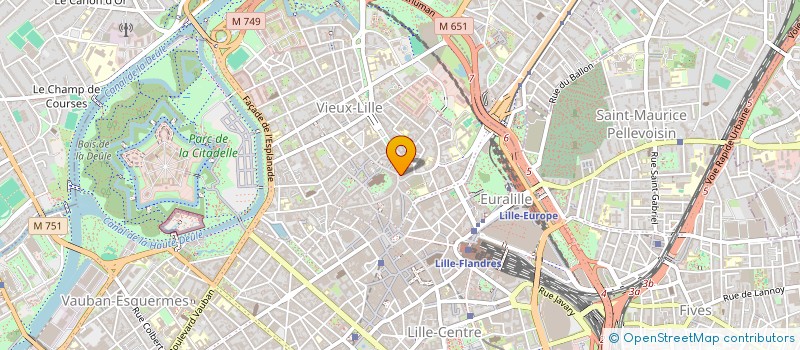 localisation de l'entreprise LOUISE DE B à LILLE