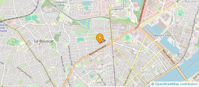 localisation de l'entreprise LOUISE ET COMPAGNIE  LE BOUSCAT