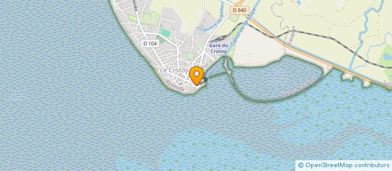 localisation de l'entreprise LOUISE ETIENNE à LE CROTOY