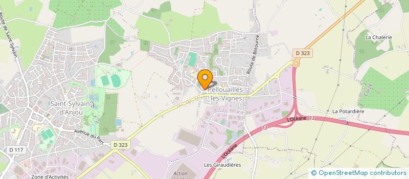 localisation de l'entreprise LOUISE GAB  VERRIERES-EN-ANJOU