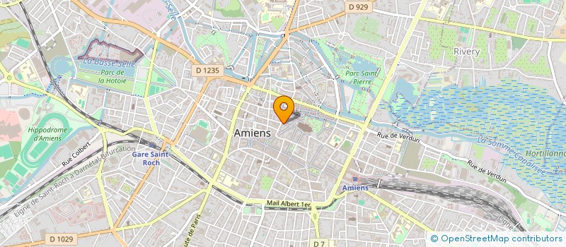 localisation de l'entreprise LOUISE IMMOBILIER à AMIENS