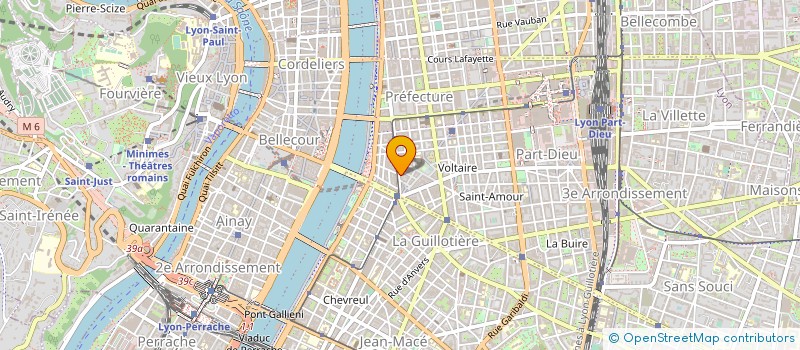 localisation de l'entreprise LOUISE LAINES  LYON