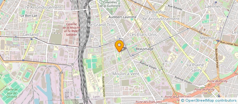 localisation de l'entreprise LOUISE MICHEL  VENISSIEUX