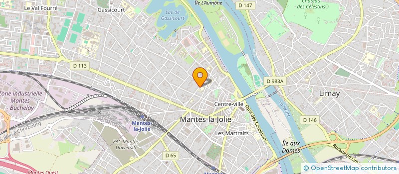 localisation de l'entreprise LOUISE PATRIMONIALE IMMO à MANTES-LA-JOLIE