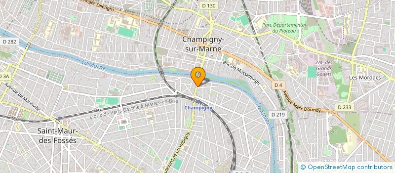 localisation de l'entreprise LOUISE YAN TRANS EXPRESS à SAINT-MAUR-DES-FOSSES