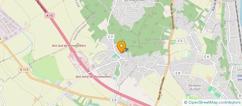 localisation de l'entreprise LOUISEA  MORAINVILLIERS