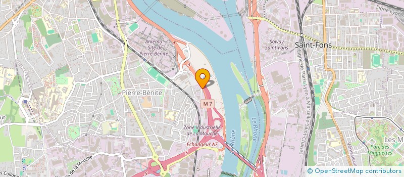 localisation de l'entreprise LOUISEAU  OULLINS-PIERRE-BENITE