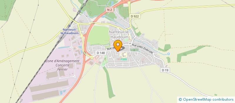 localisation de l'entreprise LOUISEHAUTERVILLE  NANTEUIL-LE-HAUDOUIN