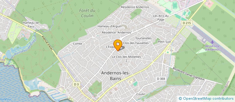 localisation de l'entreprise LOUISELLA  ANDERNOS-LES-BAINS