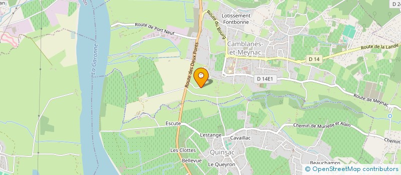 localisation de l'entreprise LOUISER  CAMBLANES-ET-MEYNAC