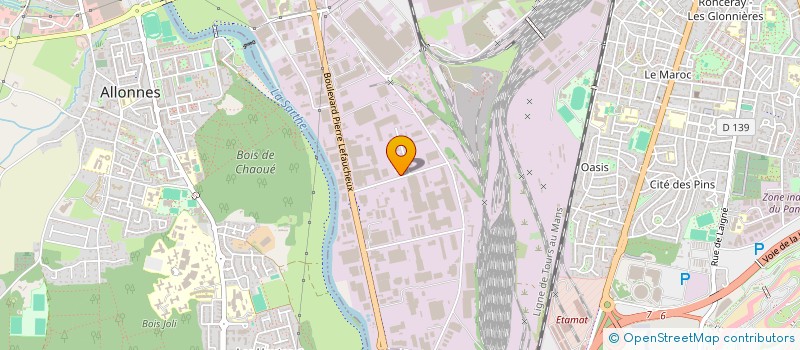 localisation de l'entreprise LOUISETTE  LE MANS