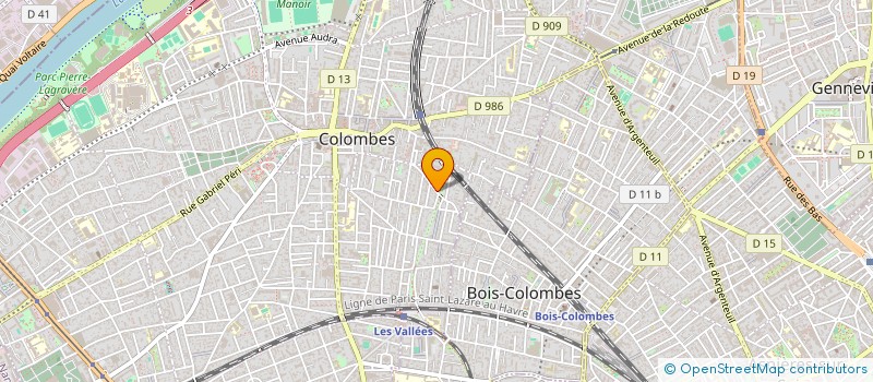 localisation de l'entreprise LOUISETTE-POTERIE  COLOMBES