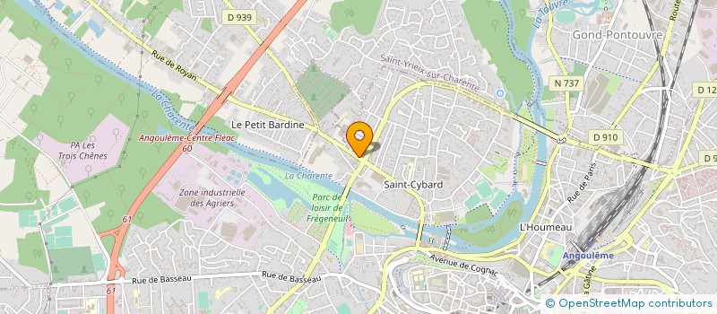 localisation de l'entreprise LOUISEVA à ANGOULEME