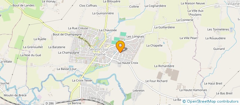 localisation de l'entreprise LOUISIANA DEL  SERVON-SUR-VILAINE