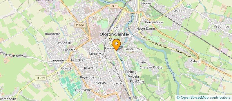 localisation de l'entreprise LOUISIANE  OLORON-SAINTE-MARIE