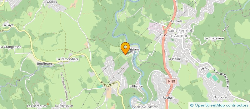 localisation de l'entreprise LOUISIANNE  PONT-SALOMON