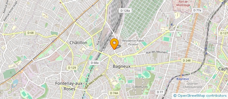 localisation de l'entreprise LOUISIMMO à BAGNEUX