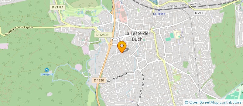 localisation de l'entreprise LOUISINVEST à LA TESTE-DE-BUCH