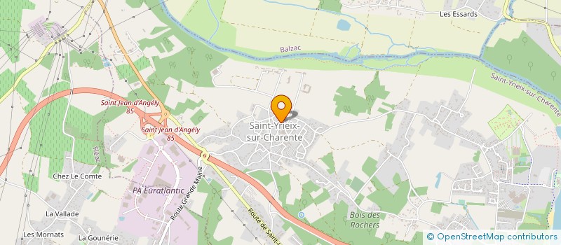 localisation de l'entreprise LOUISON à SAINT-YRIEIX-SUR-CHARENTE