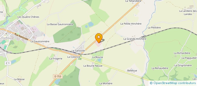 localisation de l'entreprise LOUISON BOUDAUD à SEVREMOINE