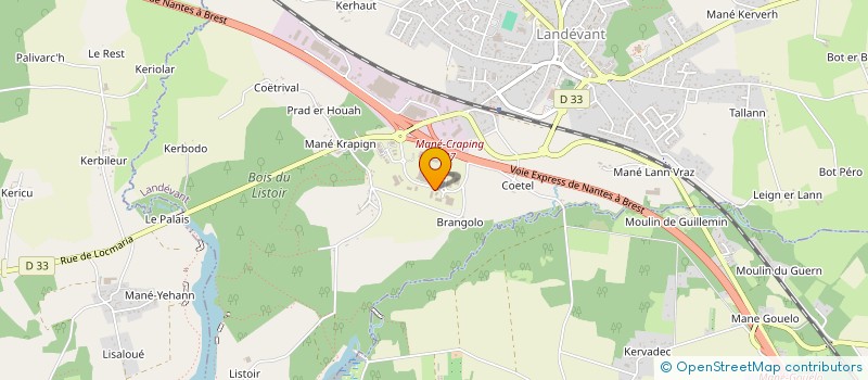 localisation de l'entreprise LOUISOR à LANDEVANT