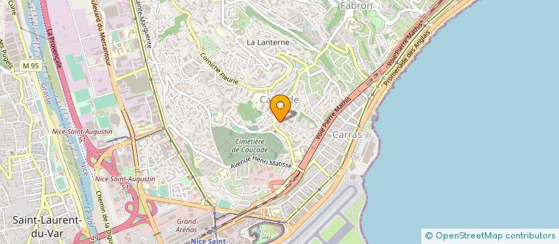 localisation de l'entreprise LOUISTAT à NICE