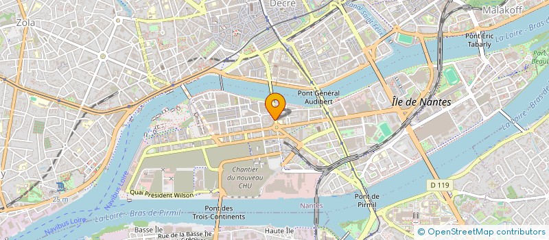 localisation de l'entreprise LOUIVANA à NANTES