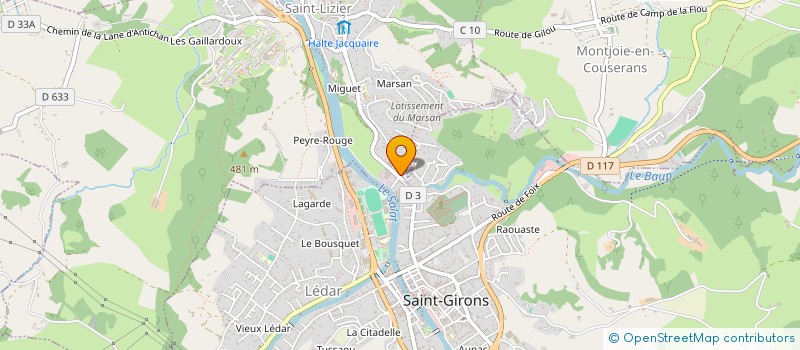 localisation de l'entreprise LOUIVIC à SAINT-LIZIER