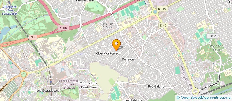 localisation de l'entreprise LOUIZA à VILLEPINTE