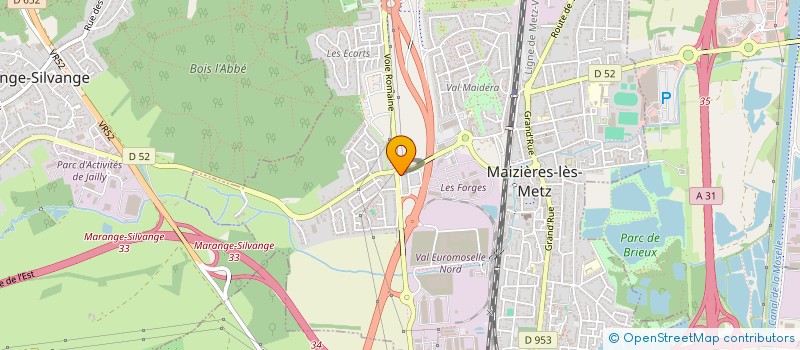 localisation de l'entreprise LOUIZA  MAIZIERES-LES-METZ