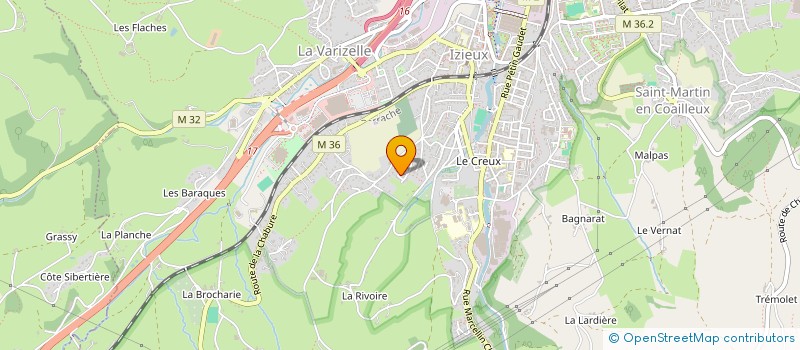 localisation de l'entreprise LOUJAD  SAINT-CHAMOND