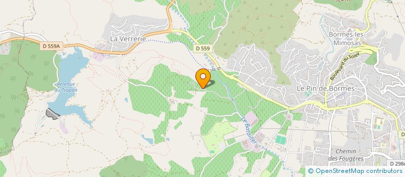 localisation de l'entreprise LOUJAS à BORMES-LES-MIMOSAS