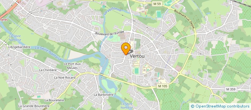 localisation de l'entreprise LOUJEA  VERTOU